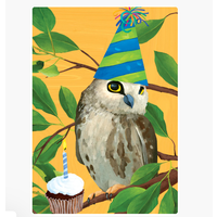 Hoot Owl Birthday Card