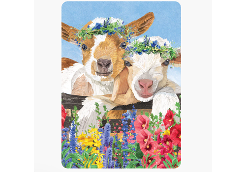  Allport Editions 2 Goats Birthday Card 