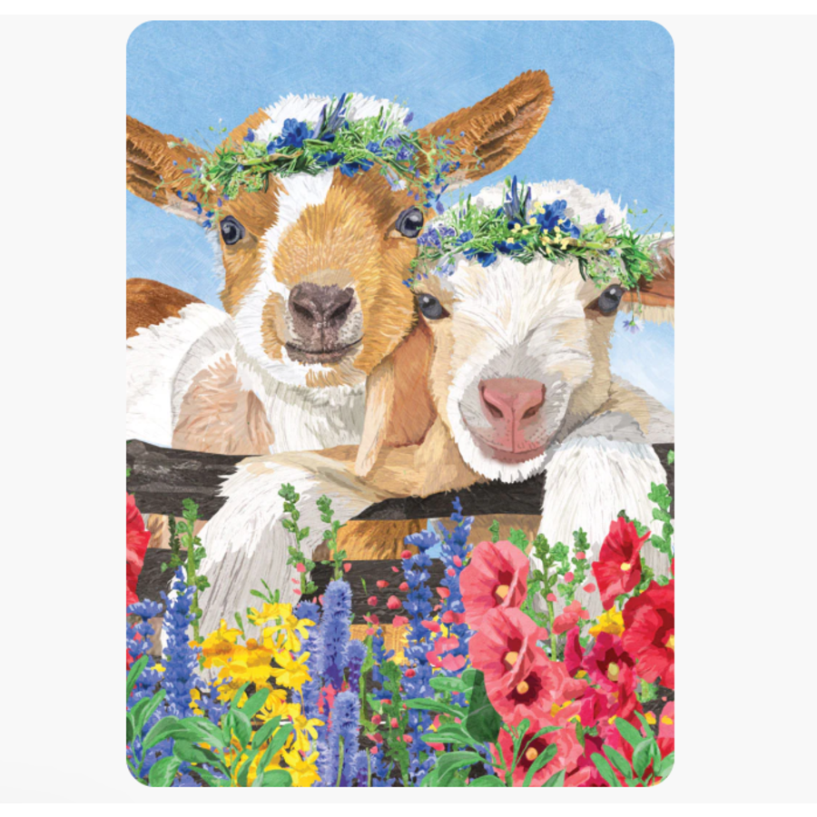 2 Goats Birthday Card