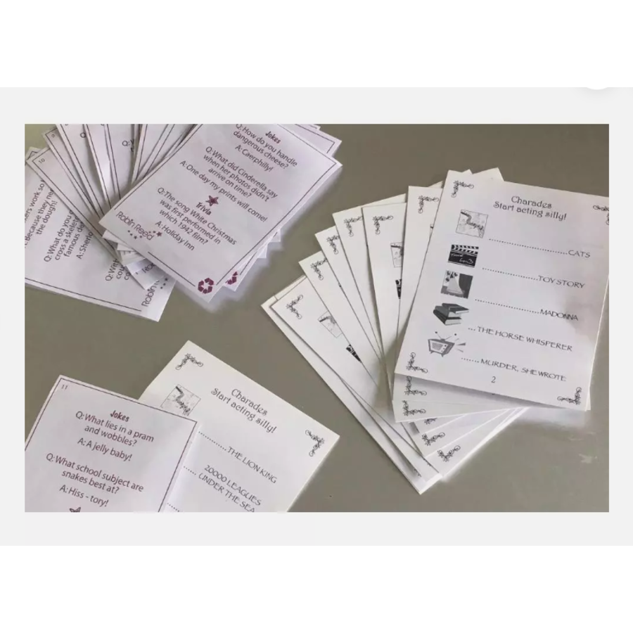 Deer Christmas Silver Party Crackers