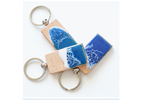  Vixen Hollow Arts Driftwood / Resin Keychain 