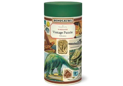  Cavallini Papers & Co Dinosaurs Puzzle 1000 PC 