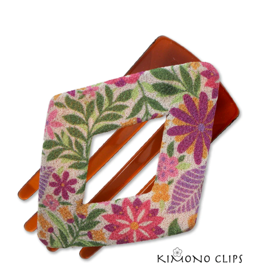Large Diamond Clip Kimono