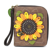 Zip Around Wallet Sunflower