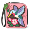 Chala Handbags Zip Around Wallet Hummingbird
