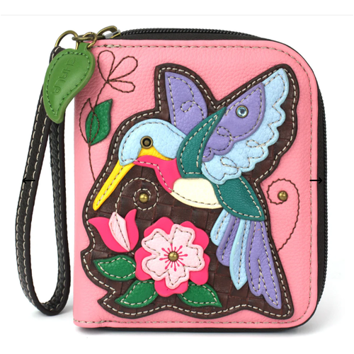  Chala Handbags Zip Around Wallet Hummingbird 