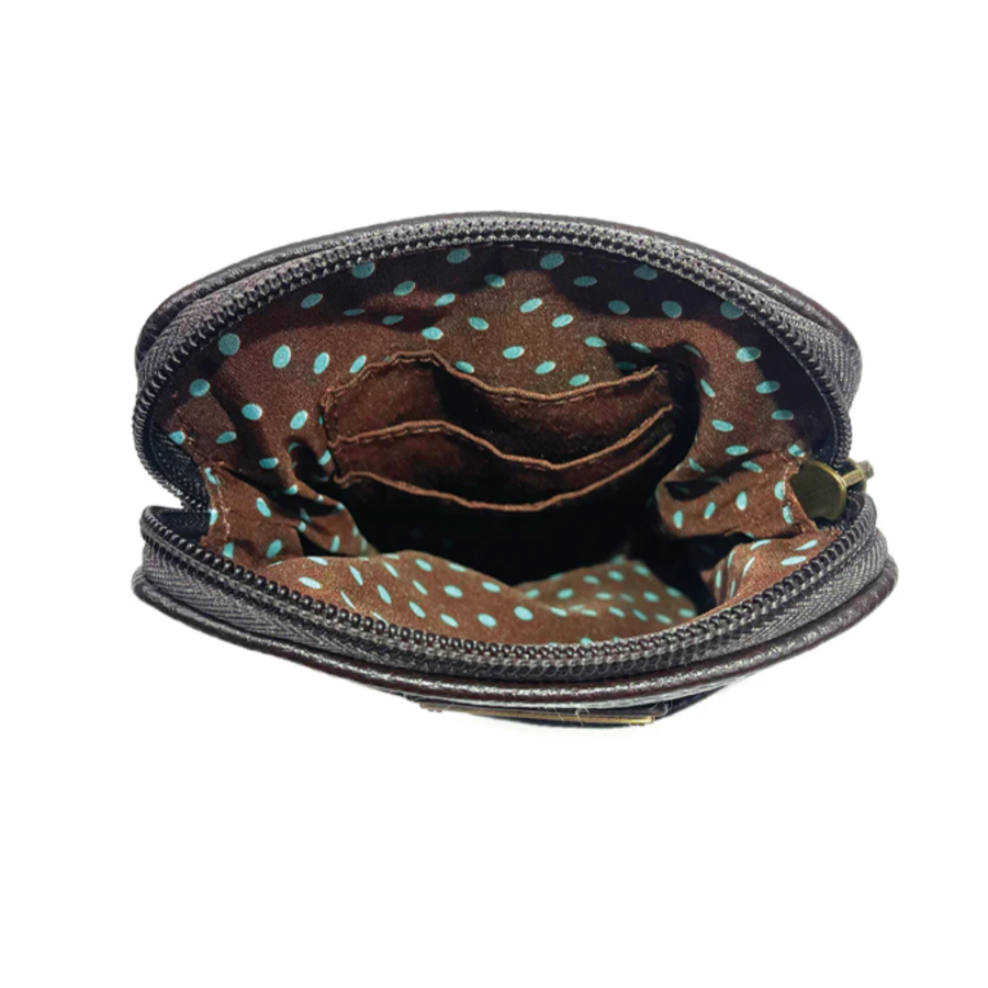 Cell Phone Crossbody Dragonfly Turquoise