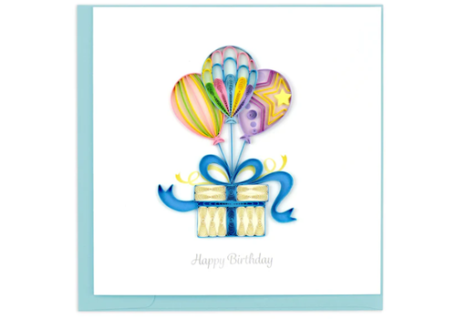  Quilling Cards Balloon Surprise Birthday Quill Card 