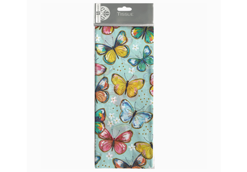  Jillson & Roberts Colorful Butterflies Tissue 