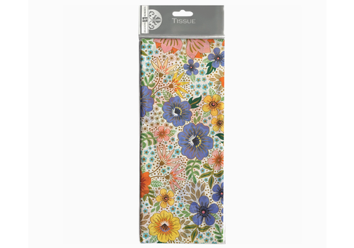  Jillson & Roberts Golden Floral Tissue 