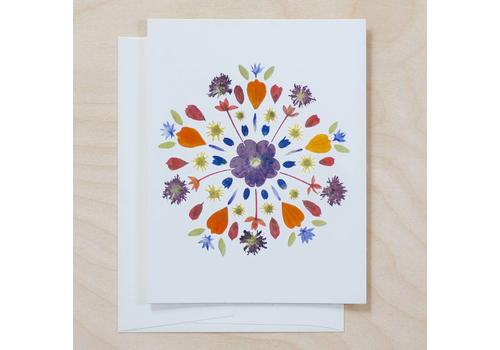  Petal People Press Mandala Card 