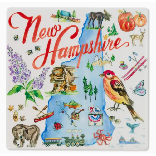  Boston International NH State Collection Ceramic Coaster 