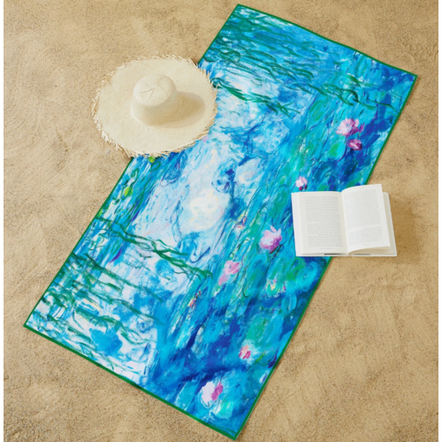  Raincaper Monet "Nympheas" Beach Towel 