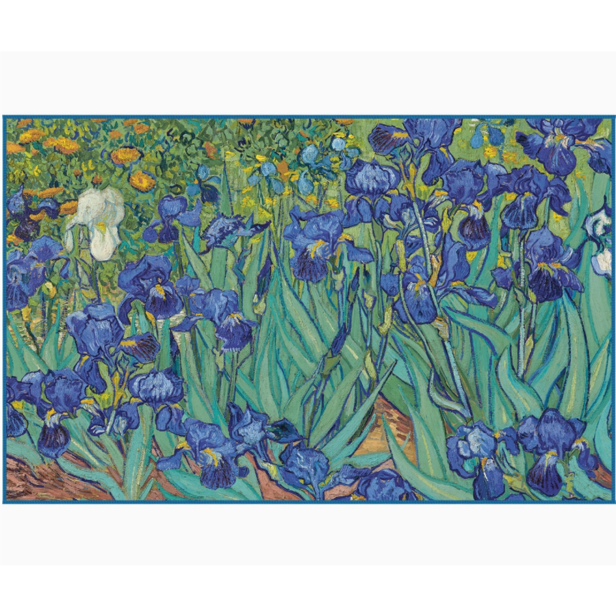 Van Gogh Irises Beach Towel