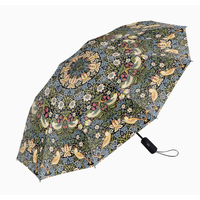 "Strawberry Thief" Folding Travel Umbrella