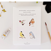 emily lex studio Backyard Birds Paintable Notecards