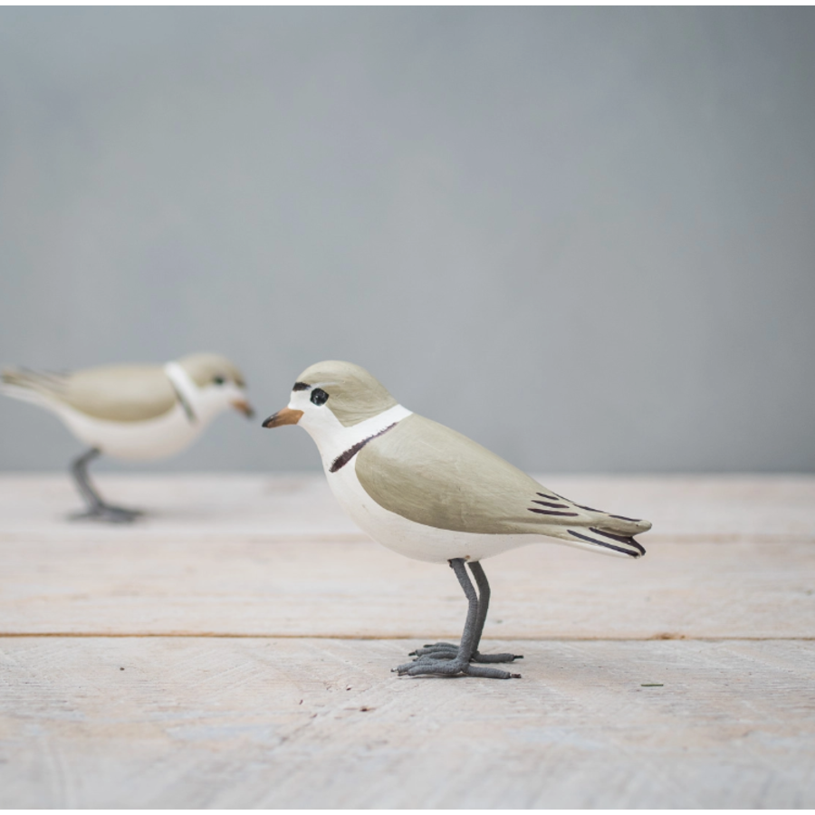 Hand Carved Wood Mini Plover