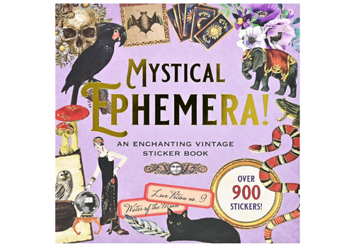  Peter Pauper Press Mystical Ephemera! An Enchanting Vintage Sticker Book 