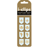 Peter Pauper Press Seashells I-Clips Magnetic Page Markers