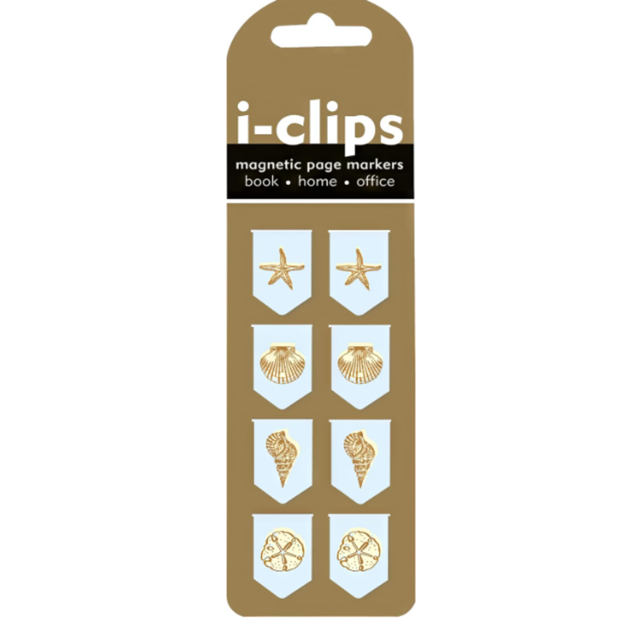 Seashells I-Clips Magnetic Page Markers
