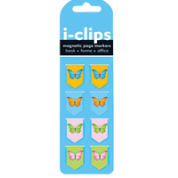 Butterflies I-Clips Magnetic Page Markers