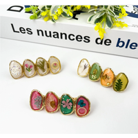 Retro Flower Duckbill Clip