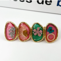 Retro Flower Duckbill Clip