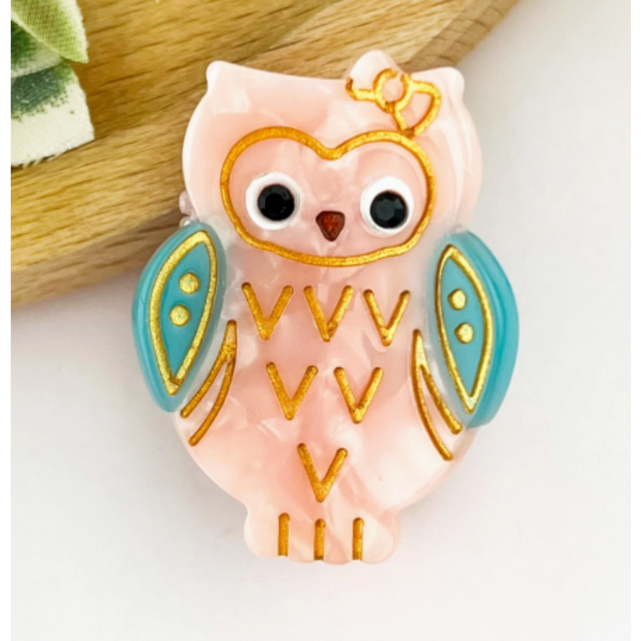Mini Owl Claw Clip