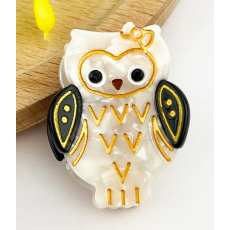 Mini Owl Claw Clip