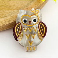 Mini Owl Claw Clip