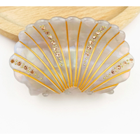 Crystal Shell Claw Clip