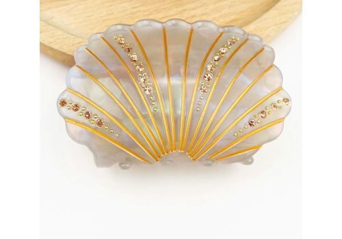  TheDivaSoap Crystal Shell Claw Clip 
