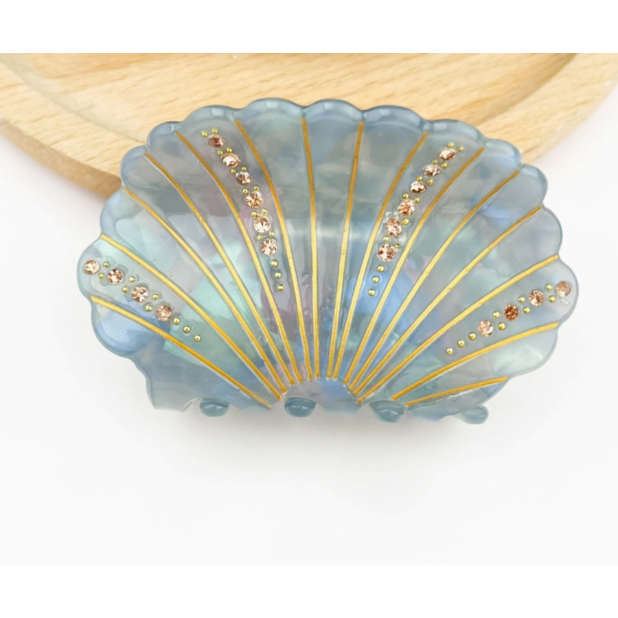 Crystal Shell Claw Clip