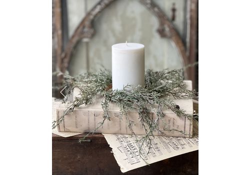 Weeping Cedar Candle Ring 