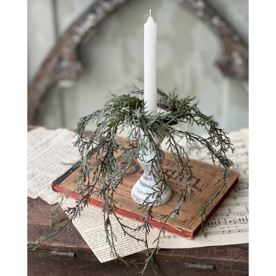Weeping Cedar Candle Ring
