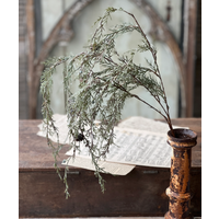 34" Weeping Cedar Branch with Snow