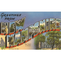 Greetings from NH Vintage Postcard
