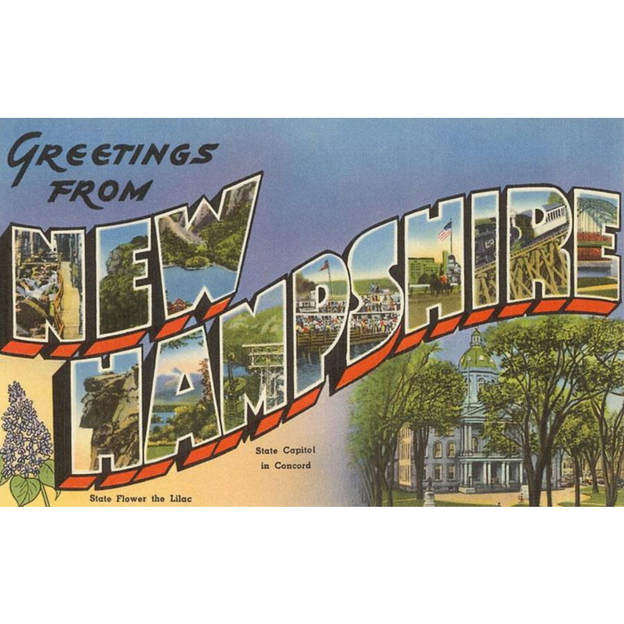 Greetings from NH Vintage Postcard