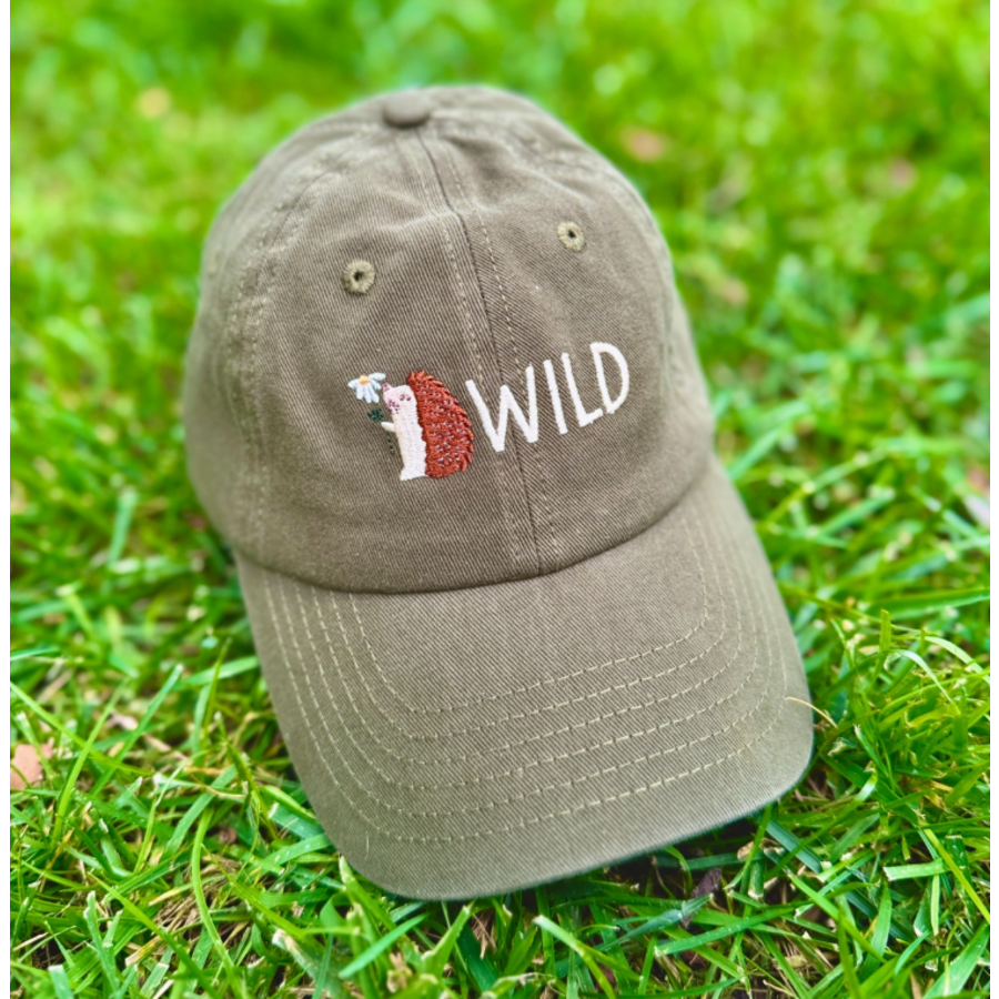 Wild Hedgehog  Embroidered Cap