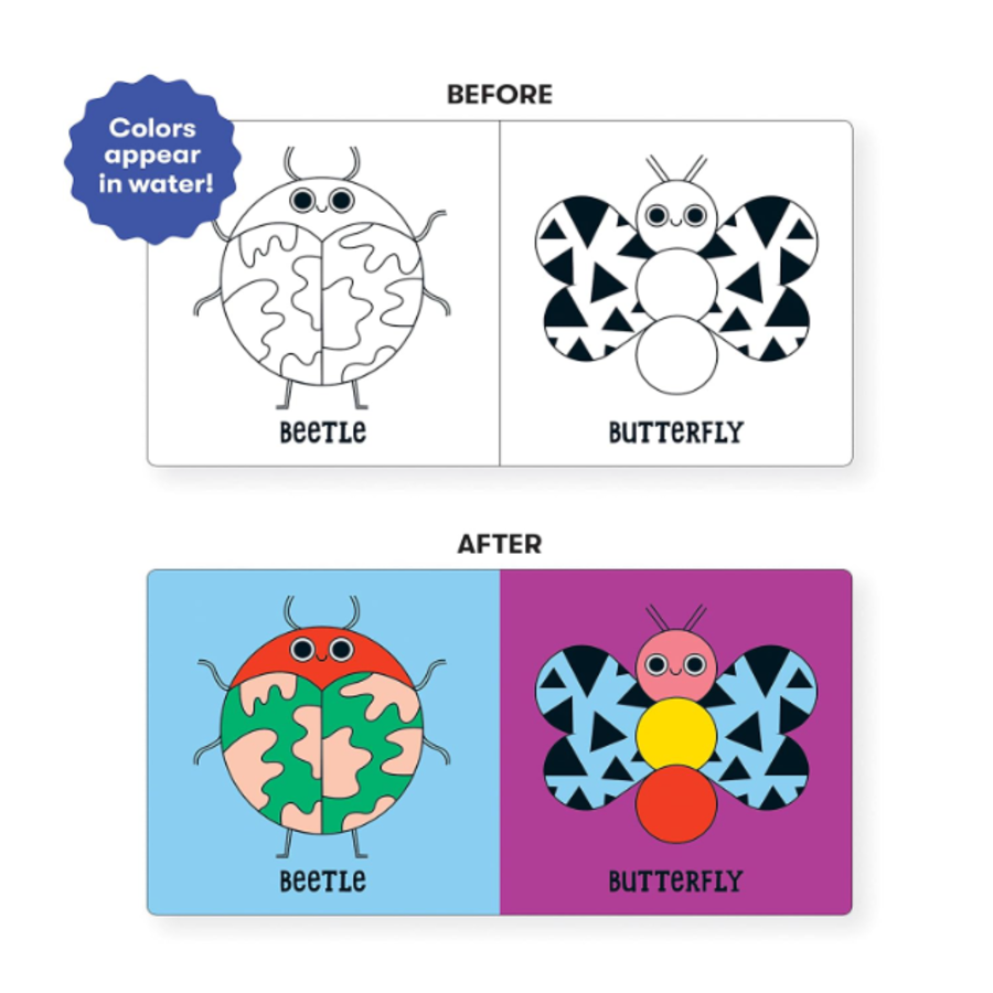 Bug Out! Color Magic Bath Book