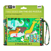 Animal Menagerie Two-Sided On-the-Go Puzzle