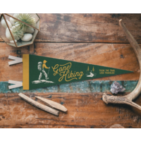 Gone Hiking Felt Pennant