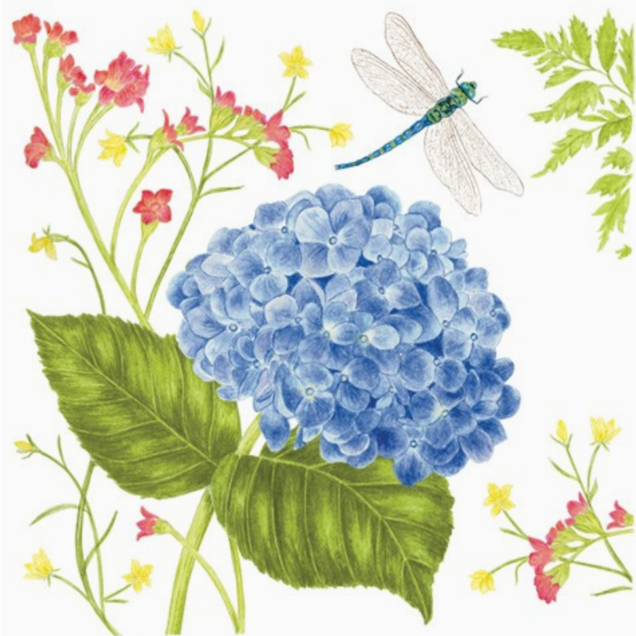 Flour Sack Towel Hydrangea