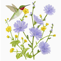 Flour Sack Towel Periwinkle