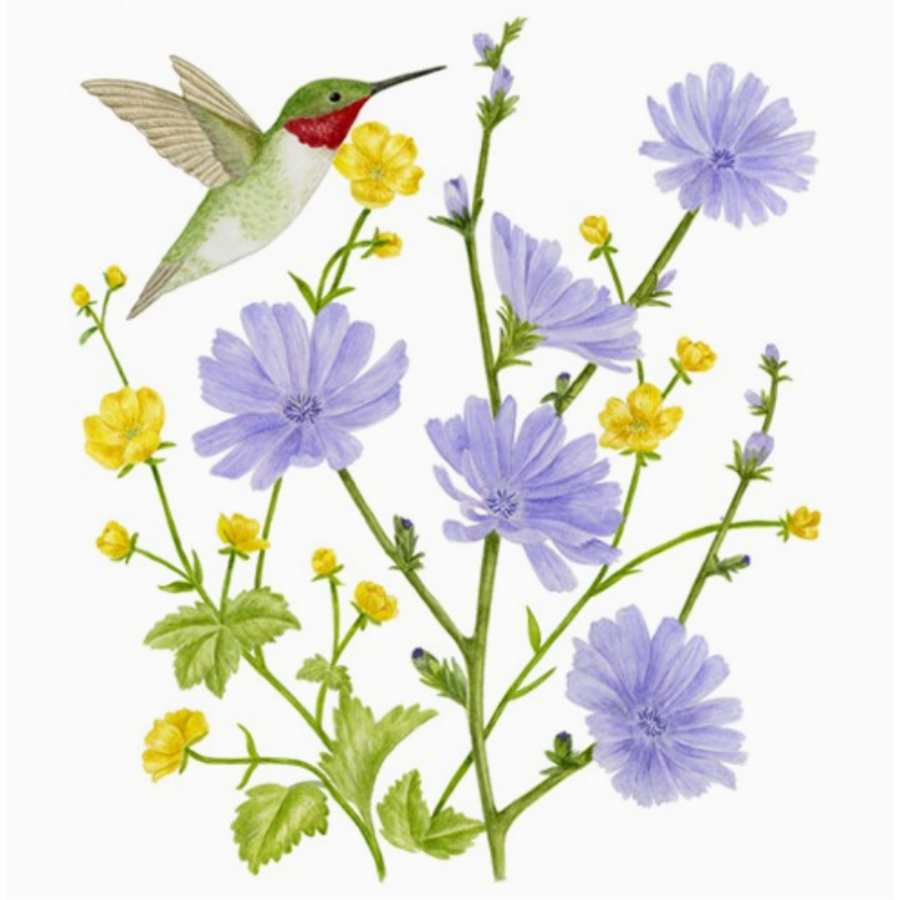 Flour Sack Towel Periwinkle