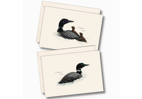  Earth sky water Loon Assortment Boxed Cards 