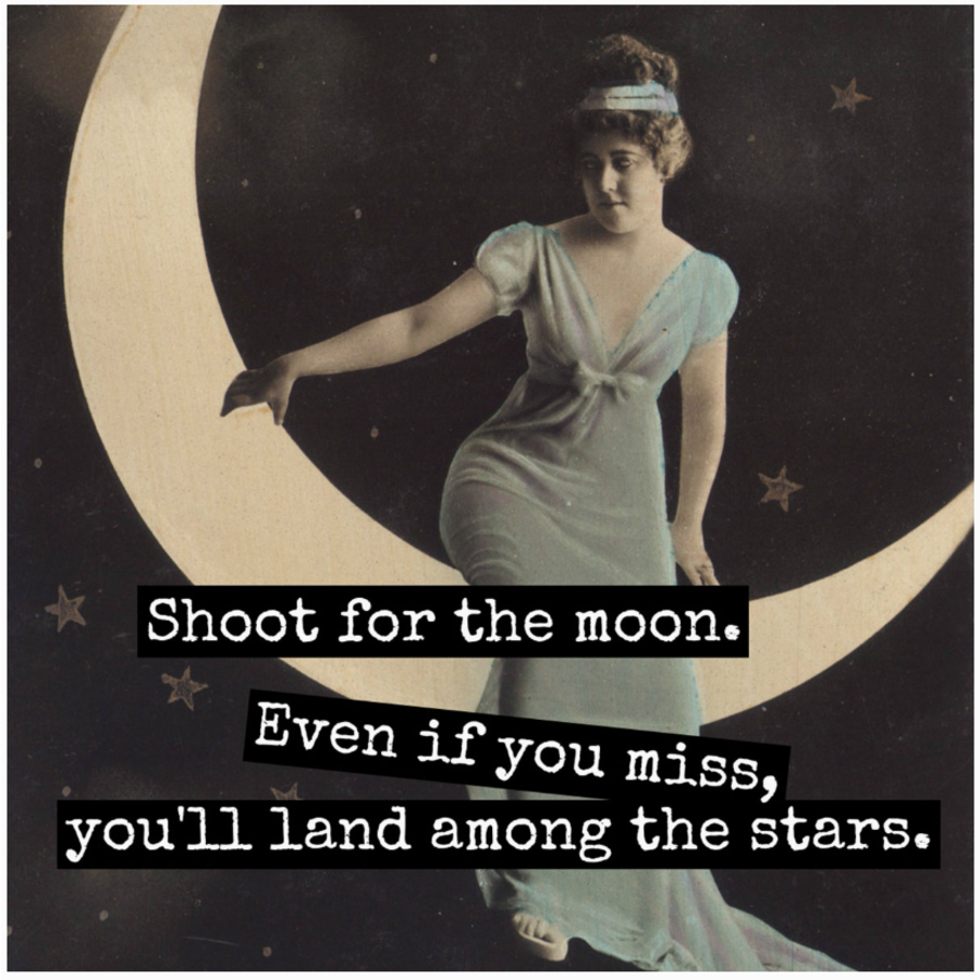 Shoot for the Moon Magnet