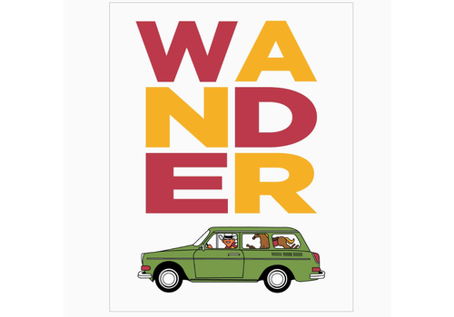  Fridgedoor Wander VW Wagon Magnet 