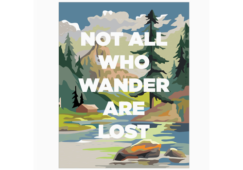 Fridgedoor Not All Who Wander Are Lost Magnet 