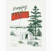 Fridgedoor Camping in Maine Magnet